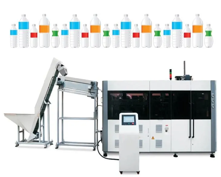 पूरी तरह से इलेक्ट्रिक सर्वो बोतल उड़ा मोल्डिंग मशीन